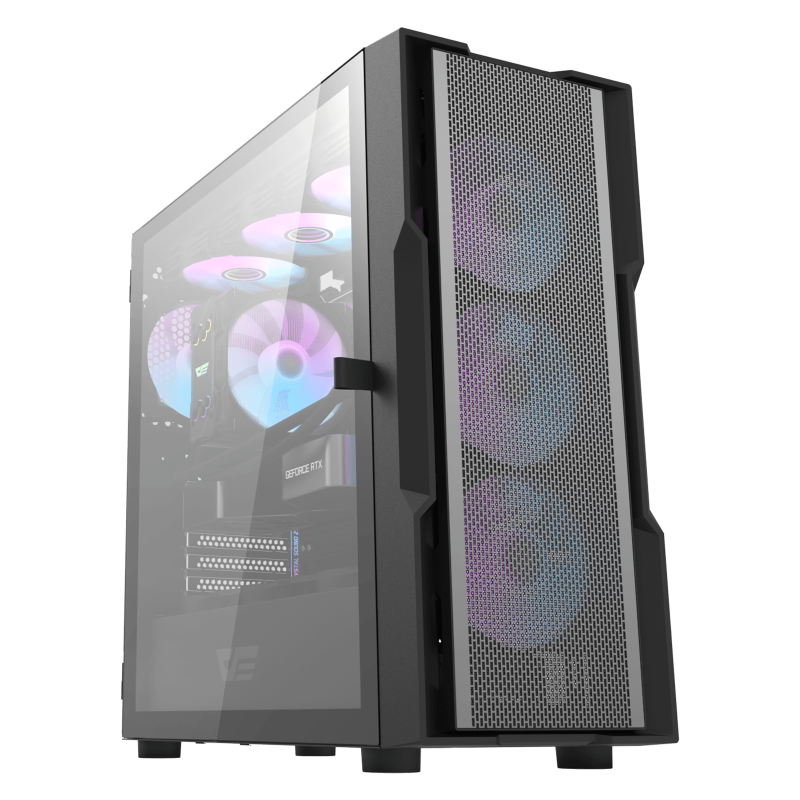 Darkflash DK431 ATX MESH 4F BK