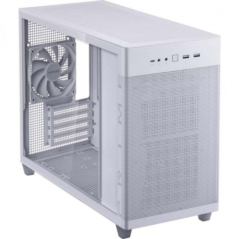 ASUS PRIME AP201 Tempered Glass mATX White