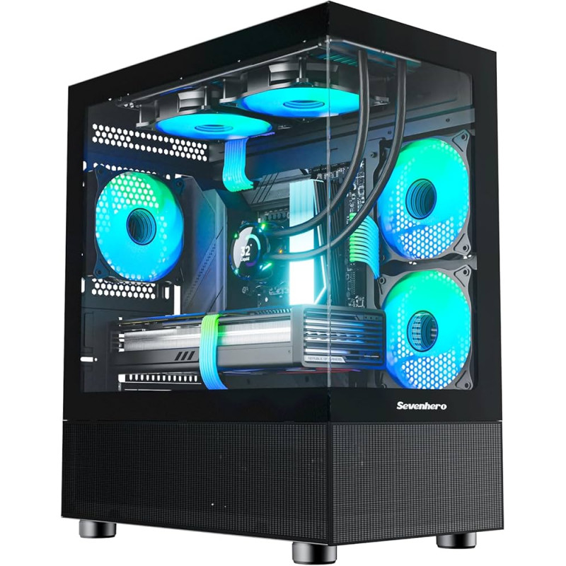 Zeon14 / Intel Core i7-12700KF / 120MM Cooling / B760M DDR5 / 16GB 5600MHz DDR5 / M.2 512GB NVMe / RTX 4060 8GB / 650W 80+ Bronze