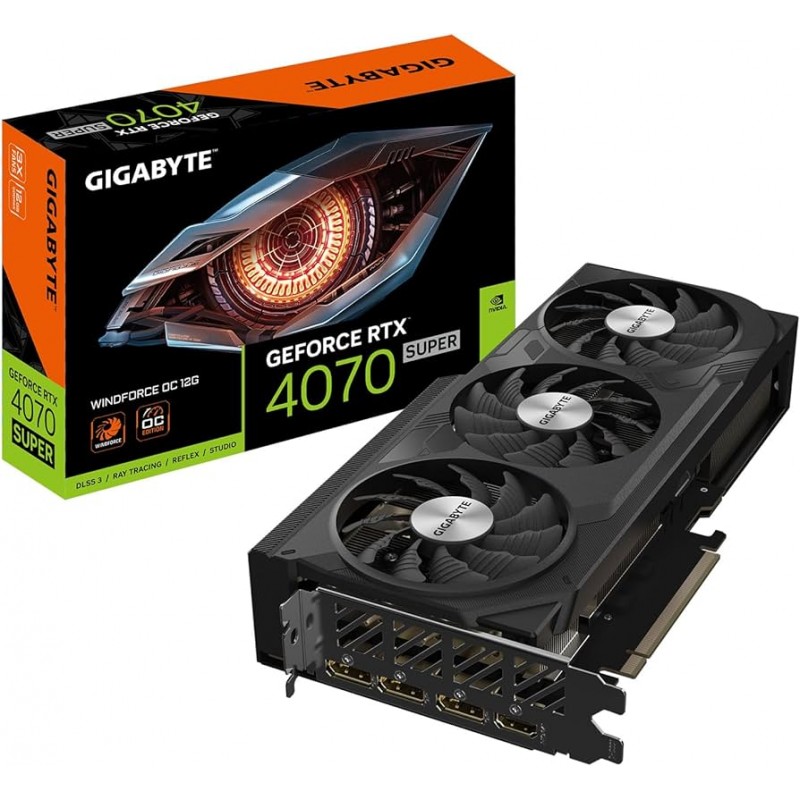 GİGABYTE GeForce RTX 4070 Super WINDFORCE OC 12GB
