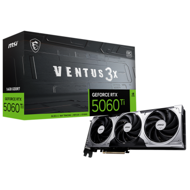 MSI GeForce RTX 5060 Ti Ventus 3X OC 16GB
