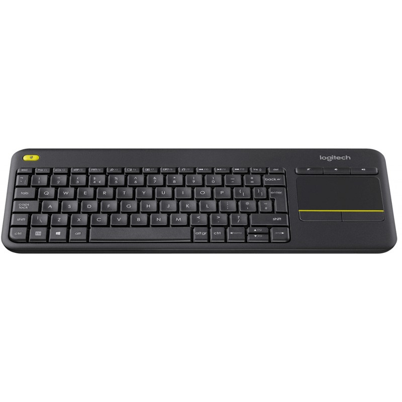 LOGITECH K400 Plus Wireless Touch Keyboard - BLACK -US INT'L