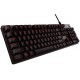 LOGITECH G413 Mechanical Gaming Keyboard - CARBON - RUS - USB- RED LED
