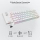 Redragon K530 Pro Draconic 60% Wireless RGB Mechanical Keyboard, BT/2.4Ghz/Wired 3-Mode 61 Keys Compact Gaming Keyboard