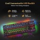  Redragon KUMARA Pro K552P-KBS RGB Bluetooth Wireless 2.4G 3 Mode 87 Keys Mechanical Gaming Keyboard