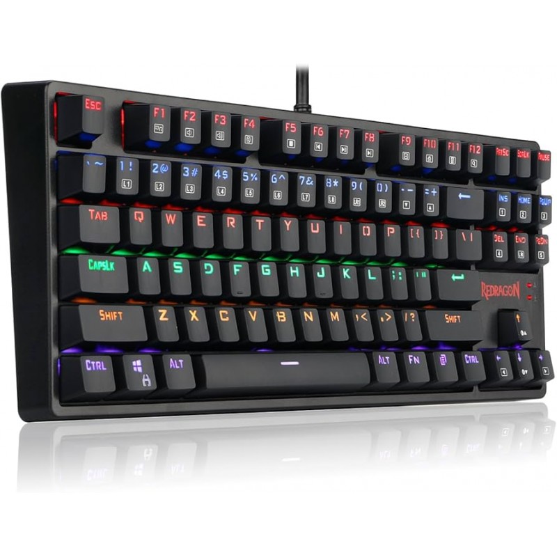 Redragon K576R DAKSA LED Rainbow Backlit Mechanical Gaming Keyboard