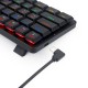 Redragon K615 Elise 60% Thin Wired Mechanical Keyboard