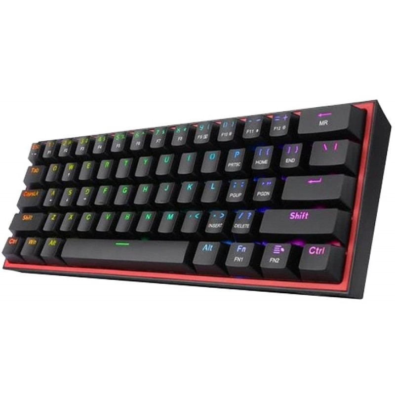 Redragon K617 Fizz 60% Wired RGB Black Gaming Keyboard