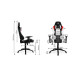 2E GAMING Chair BUSHIDO White/Black