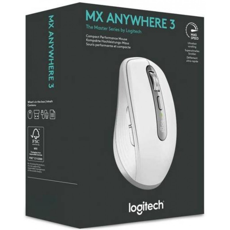 LOGITECH MX Anywhere 3 Bluetooth Mouse - PALE GREY