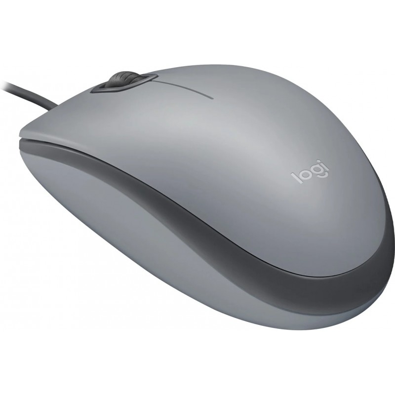LOGITECH M110 Silent - MID GRAY - USB - EMEA