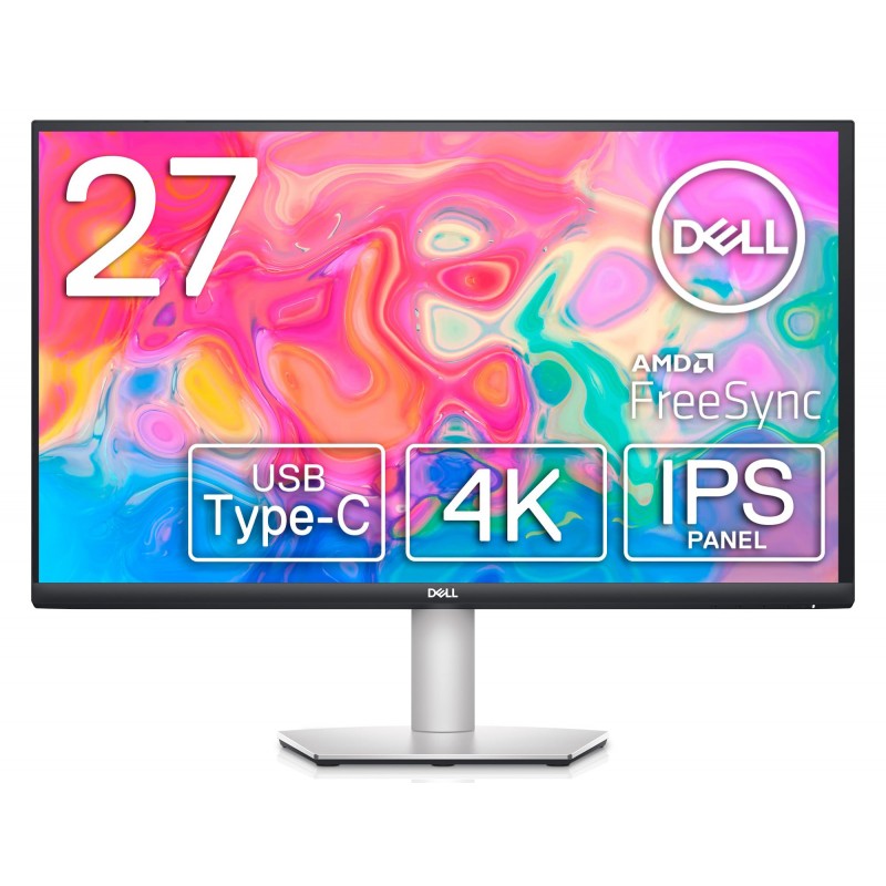 Dell 27" 4K USB-C Monitor 60 Hz UHD (3840 x 2160) IPS S2722QC