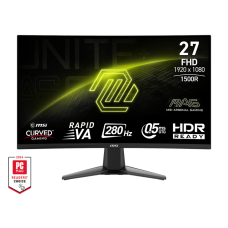 MSI Monitor 27" MAG 276CXF 2xHDMI, DP, Audio, VA, 280Hz, 0,5ms, sRGB 102%, CURVED, AdaptiveSync