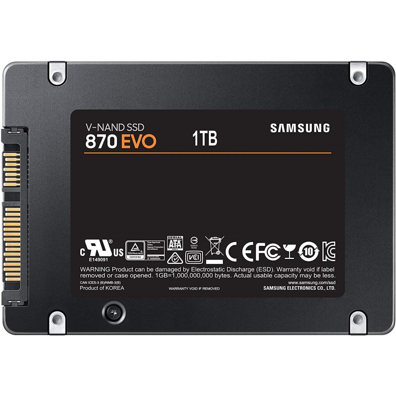 SAMSUNG 1TB 870 EVO SATA 3 2.5 SSD (560 MB/s / 530 MB/s)