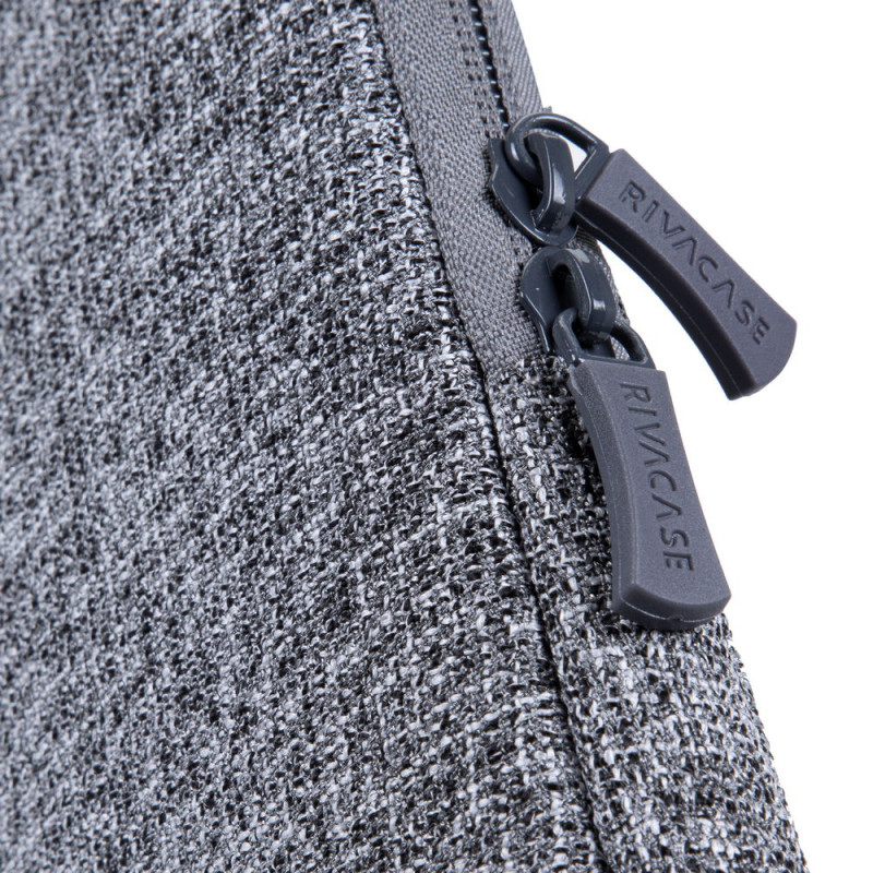 RIVACASE 7913 light grey Laptop sleeve 13.3-14" with handles Black Red Grey