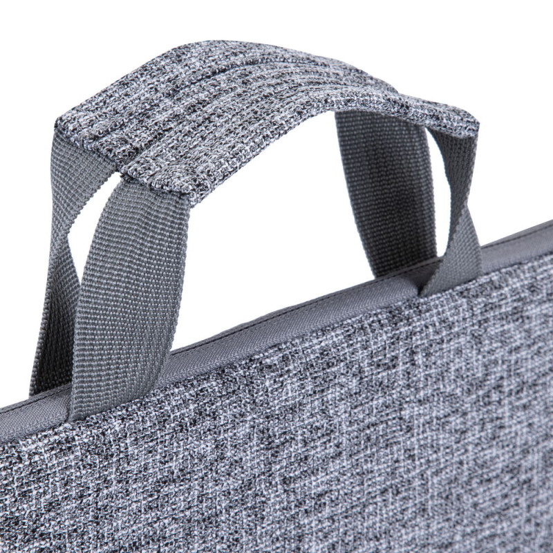RIVACASE 7913 light grey Laptop sleeve 13.3-14" with handles Black Red Grey