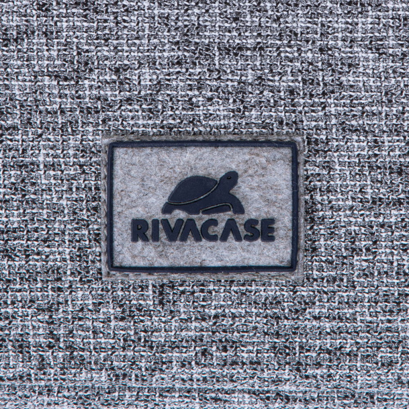 RIVACASE 7913 light grey Laptop sleeve 13.3-14" with handles Black Red Grey