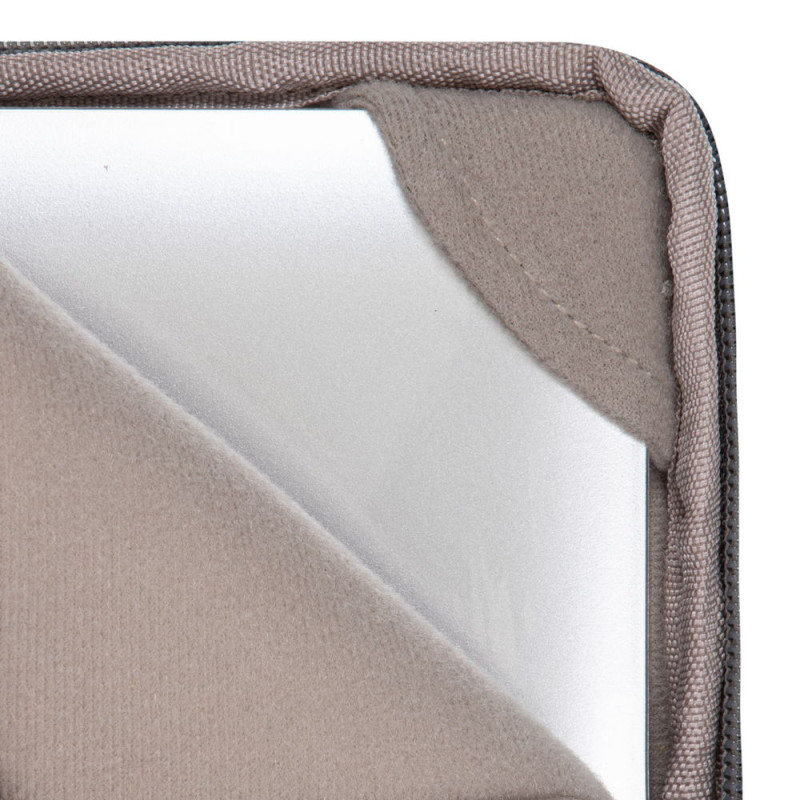RIVACASE 7913 light grey Laptop sleeve 13.3-14" with handles Black Red Grey