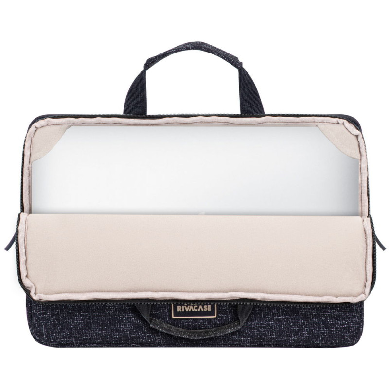 RIVACASE 7913 black Laptop sleeve 13.3-14" with handles