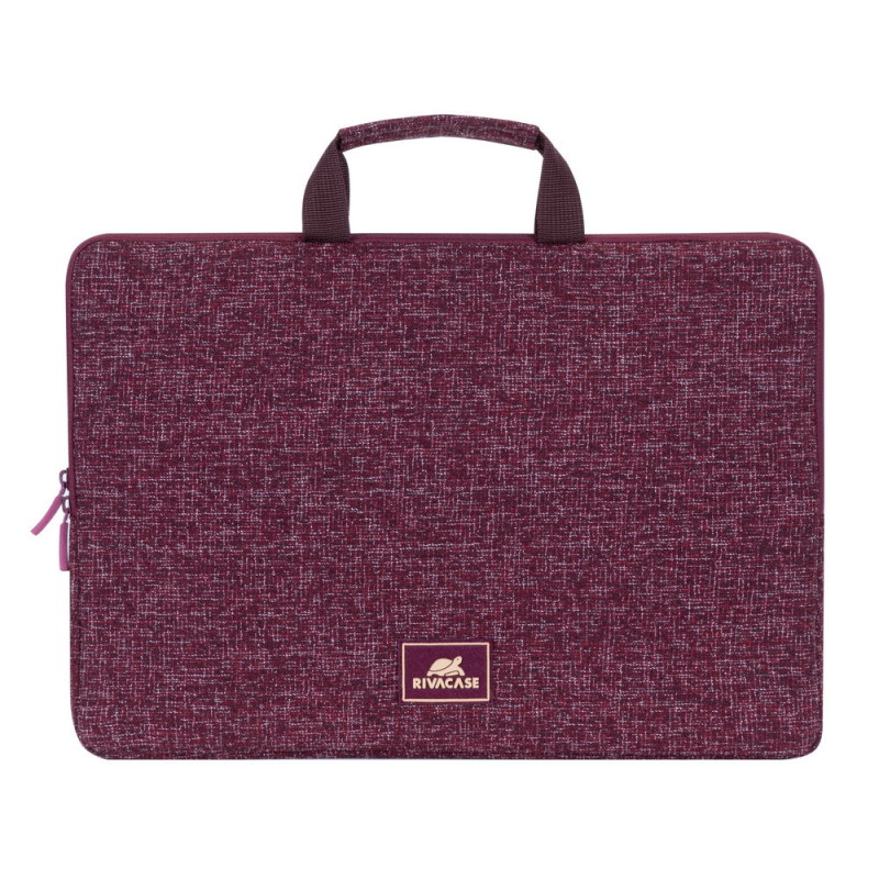 RIVACASE 7913 burgundy red Laptop sleeve 13.3-14" with handles