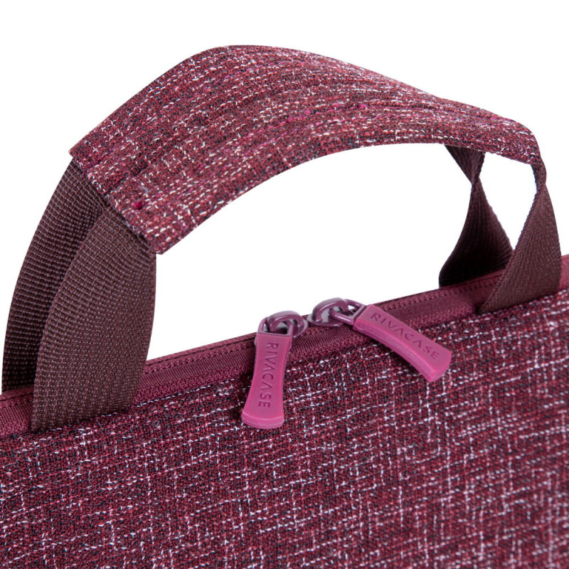 RIVACASE 7913 burgundy red Laptop sleeve 13.3-14" with handles