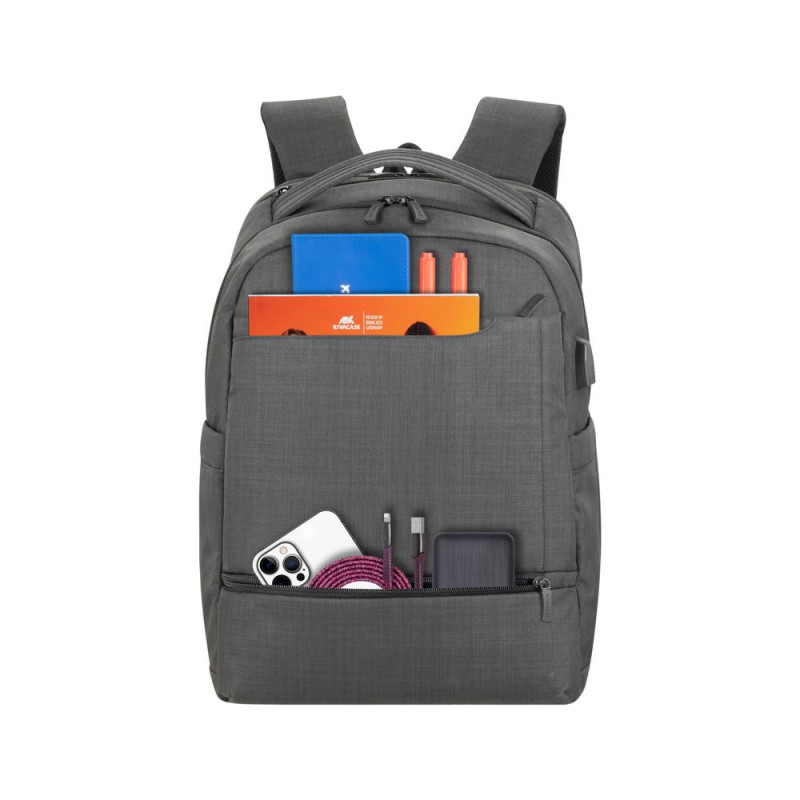 RIVACASE 8363 black carry-on Laptop backpack 15.6"