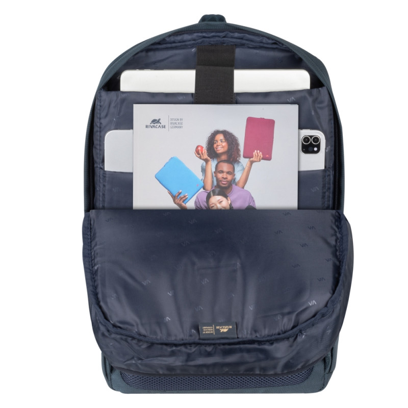 RIVACASE 8460 dark blue ECO Bulker Laptop Backpack 17.3" 