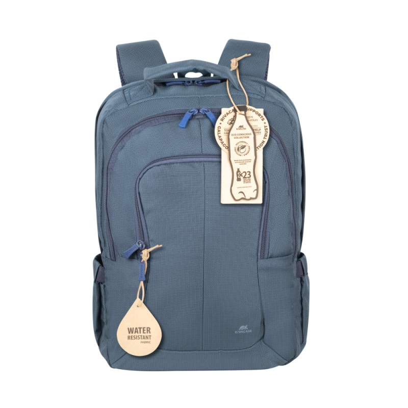 RIVACASE 8460 dark blue ECO Bulker Laptop Backpack 17.3" 